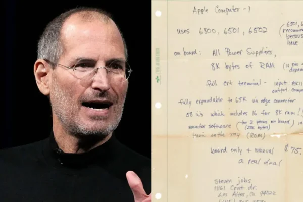 Steve Jobs के हाथो से लिखा विज्ञापन डेढ़ करोड़ में बिका Steve Jobs handwritten